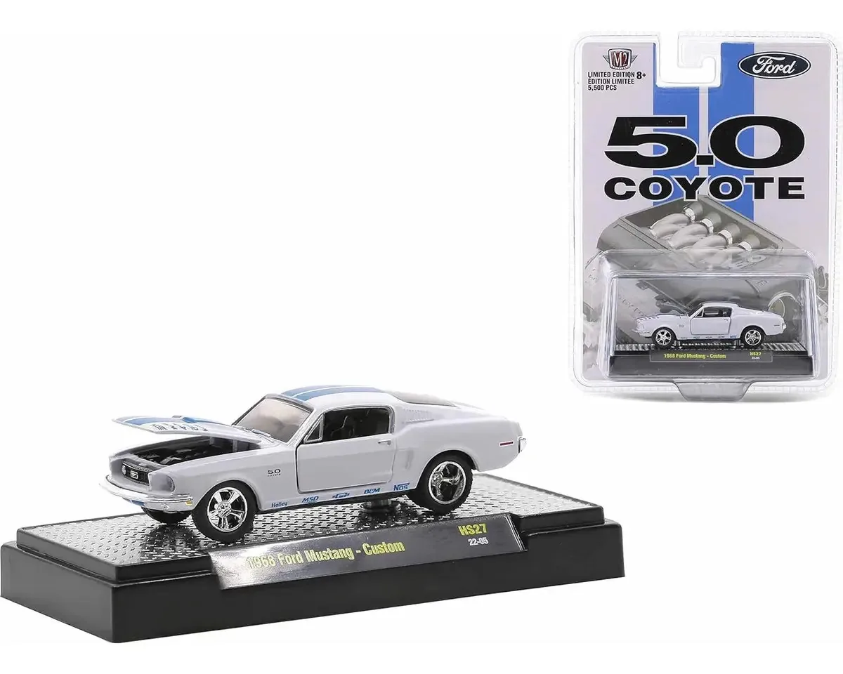 Carro Diecast M2 Machines 1968 Ford Mustang 5.0 Edition