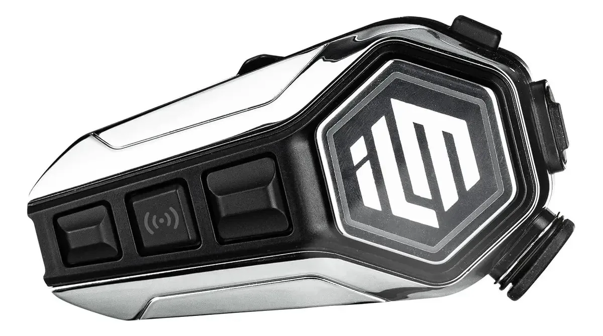 Intercomunicador Bluetooth Ilm Rangepro 2100m Ip67 cinza
