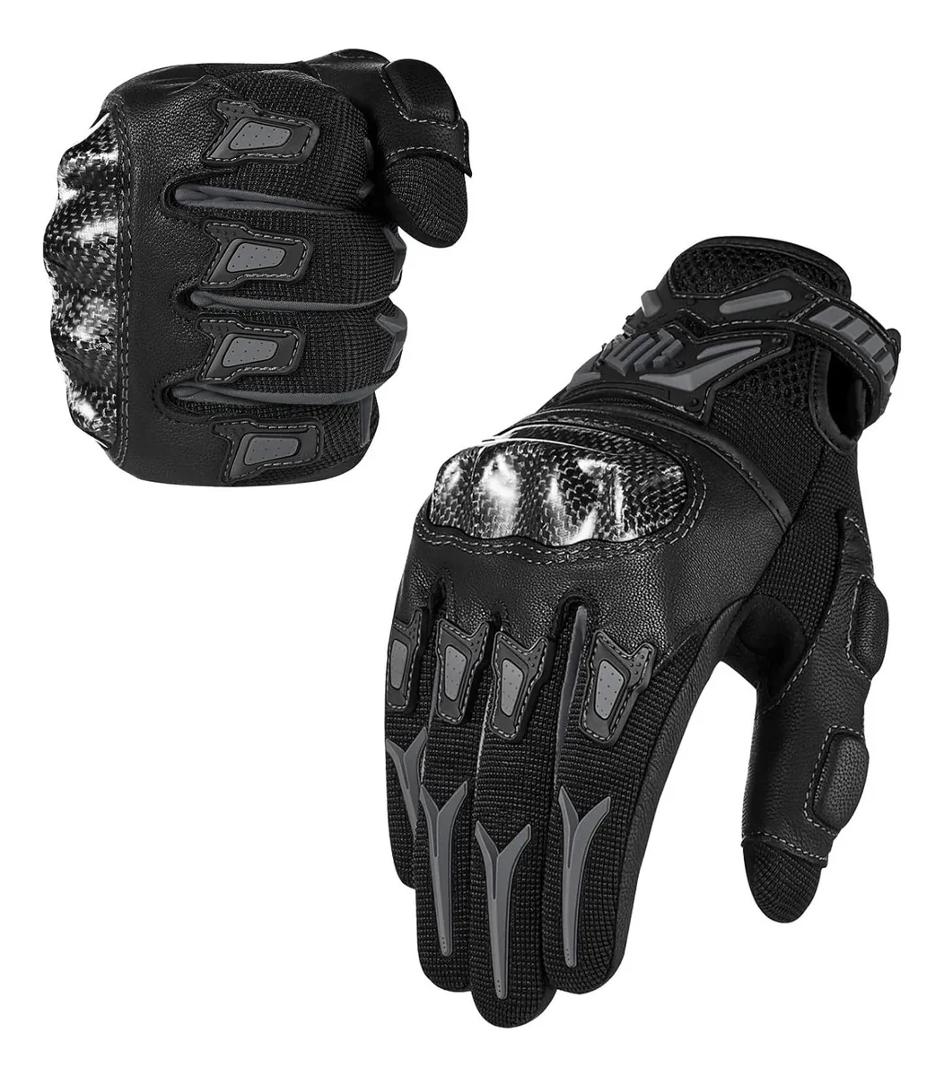 Luvas de motocicleta Ilm Gst301 Grey Tactile Y
