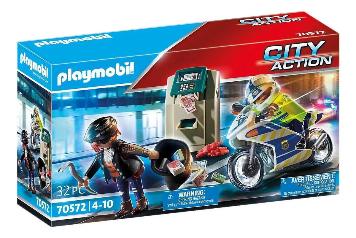 Conjunto Playmobil 70572 Bank Thief Chase