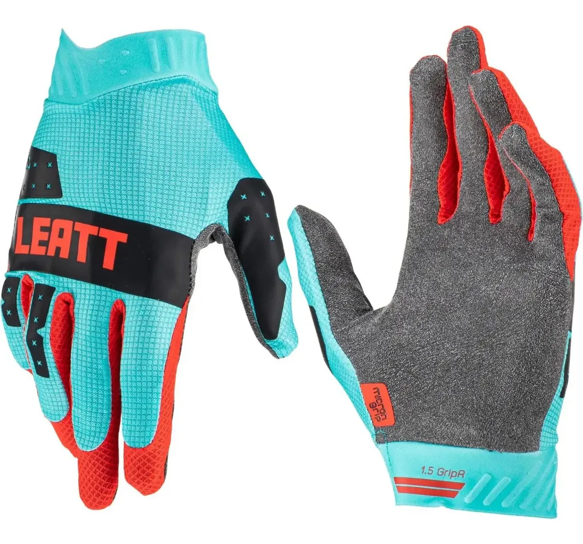 Luvas Leatt Moto 1.5 Gripr Adulto Turquesa Grande