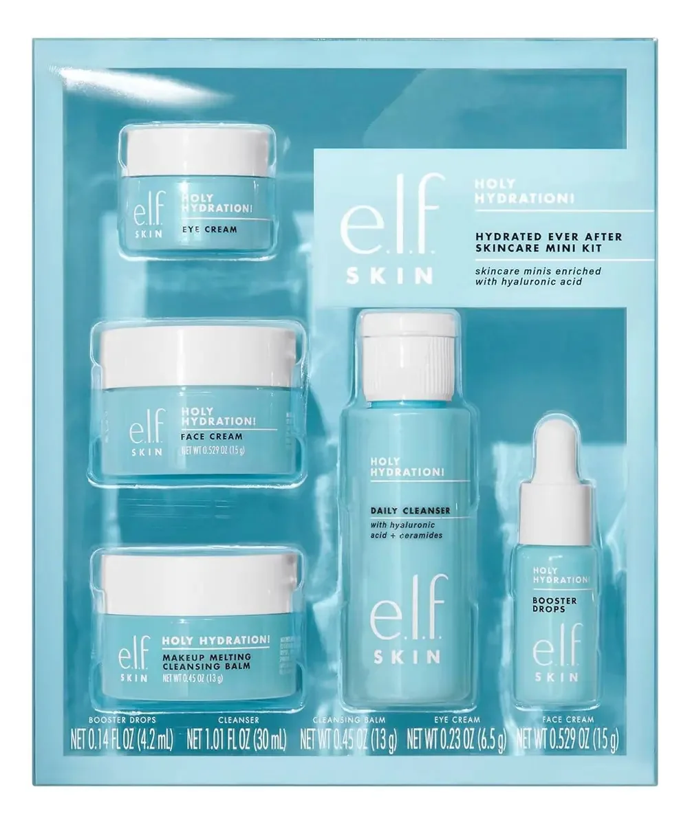 Kit Mini Cuidados Pele Hidratada E.l.f. Skin 5 Produtos