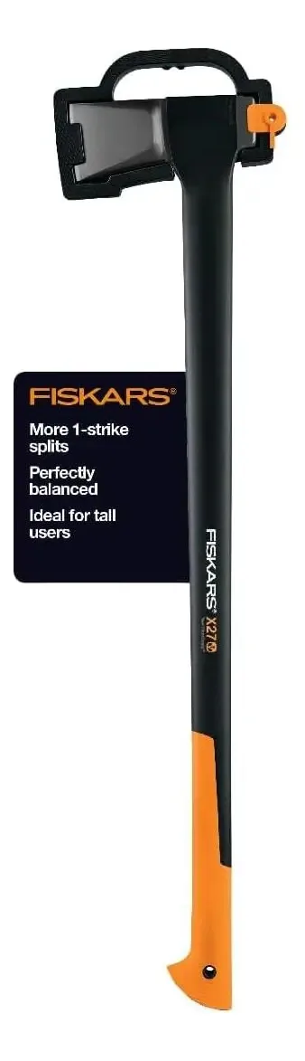 Machado de divisão Fiskars X27, 91,4 cm, alça absorvente