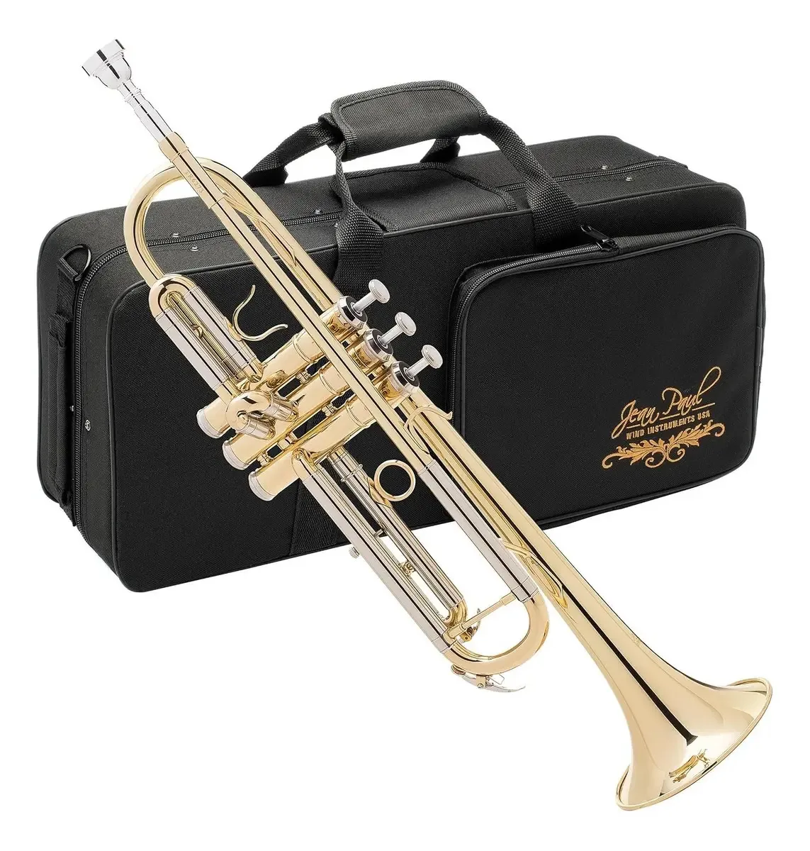 Trompete de latão plano Jean Paul Tr-330 B