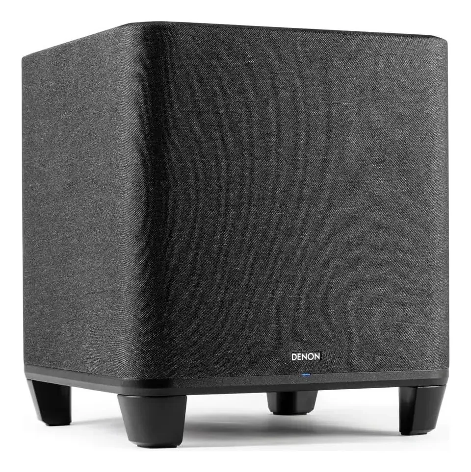 Subwoofer doméstico Denon - Baixo poderoso, 20,32 cm