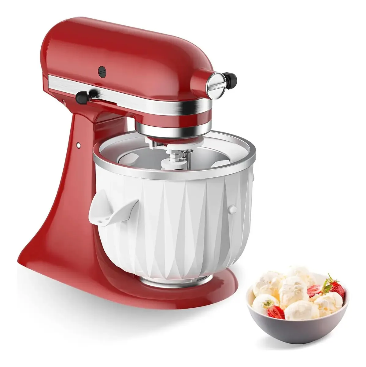 Acessório de sorvete Focollk para liquidificador Kitchenaid
