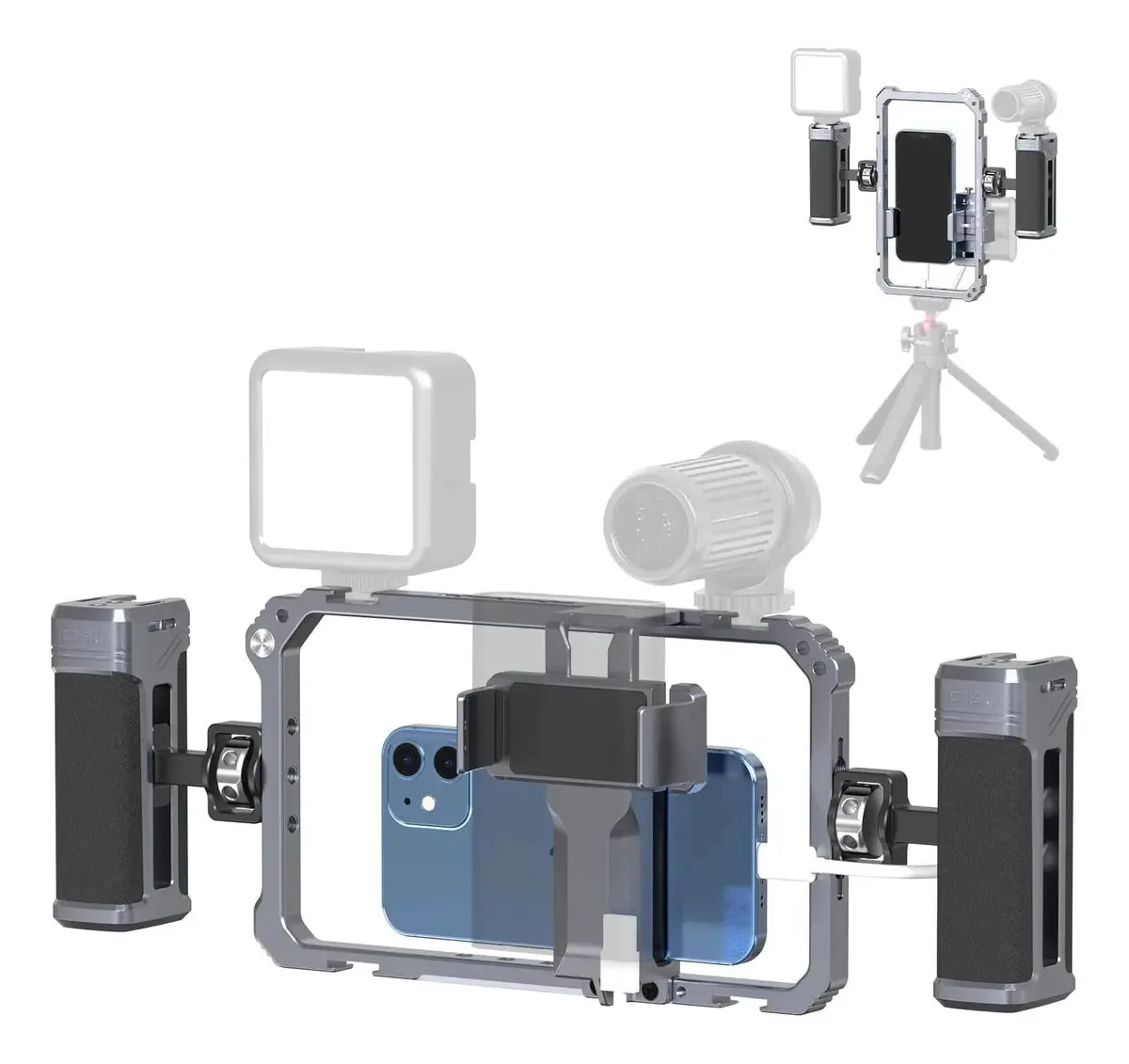 Kit de videofone Ulanzi com alça dupla e
