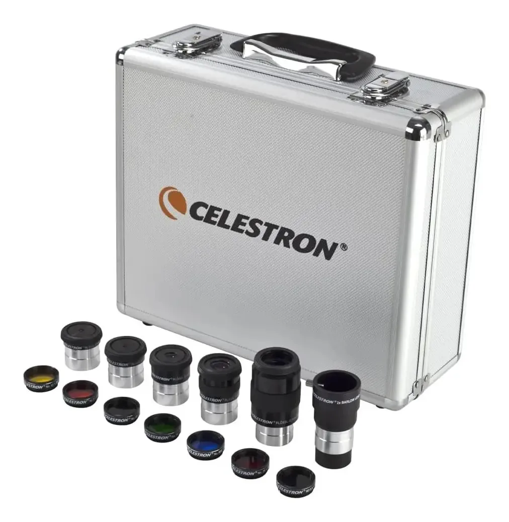 Kit de acessórios para telescópio Celestron de 14 peças