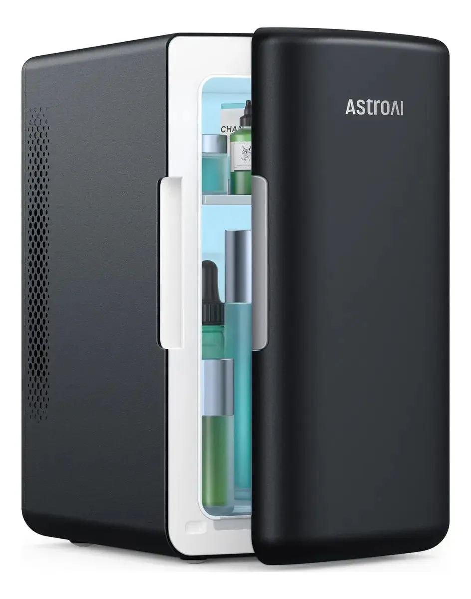 Refrigerador e aquecedor cinza escuro Astroai 6l