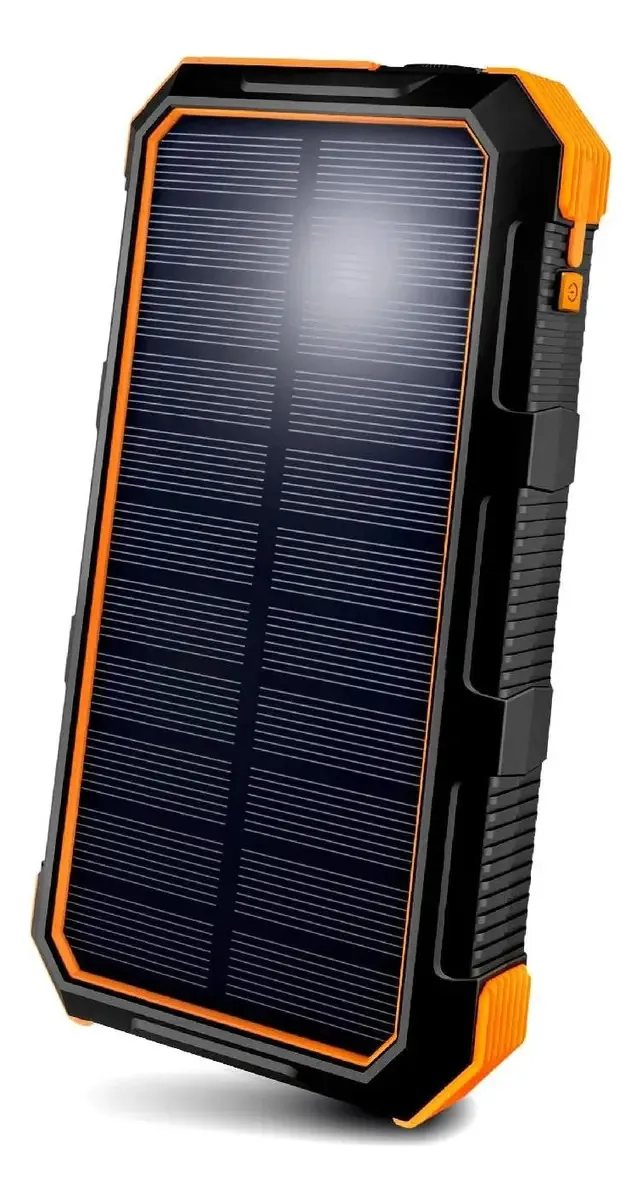 Carregador solar Ip67 de 24000 mah testado e resistente para acampar