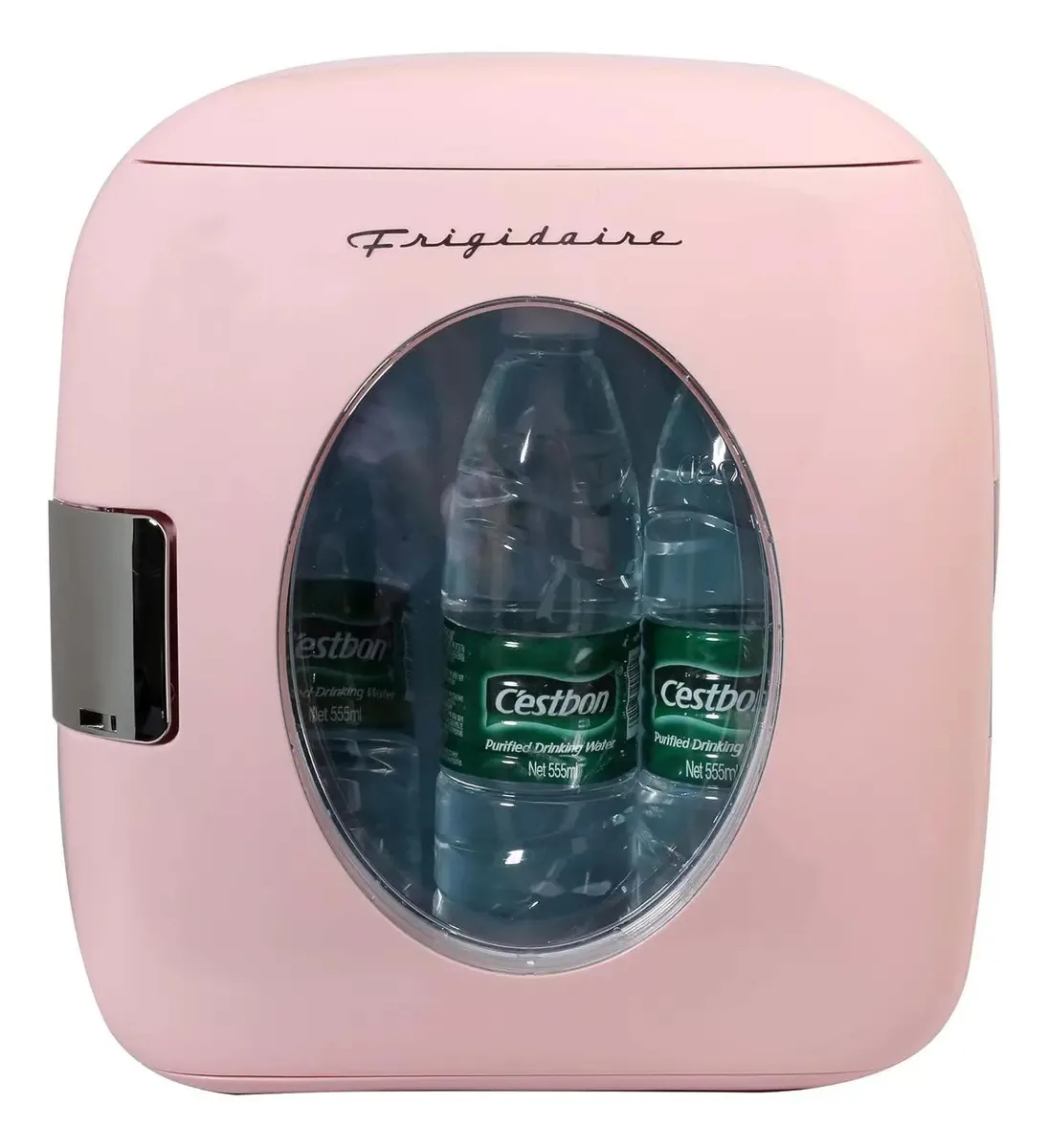 Mini refrigerador portátil Frigidaire Retro 9L rosa