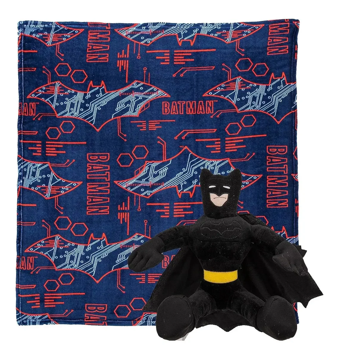 Conjunto de travesseiros e cobertores Cybernetic Batman 101x127 cm