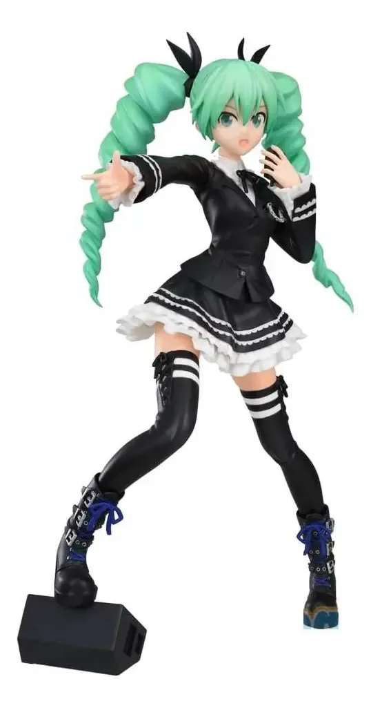 Boneco colecionável Dark Angel de 23 cm da Hatsune Miku Sega