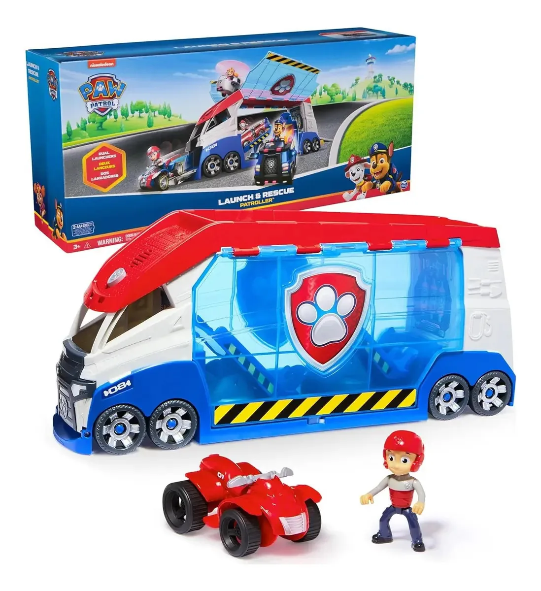 Veículo Patroller Paw Spin Master com Ryder e ATV