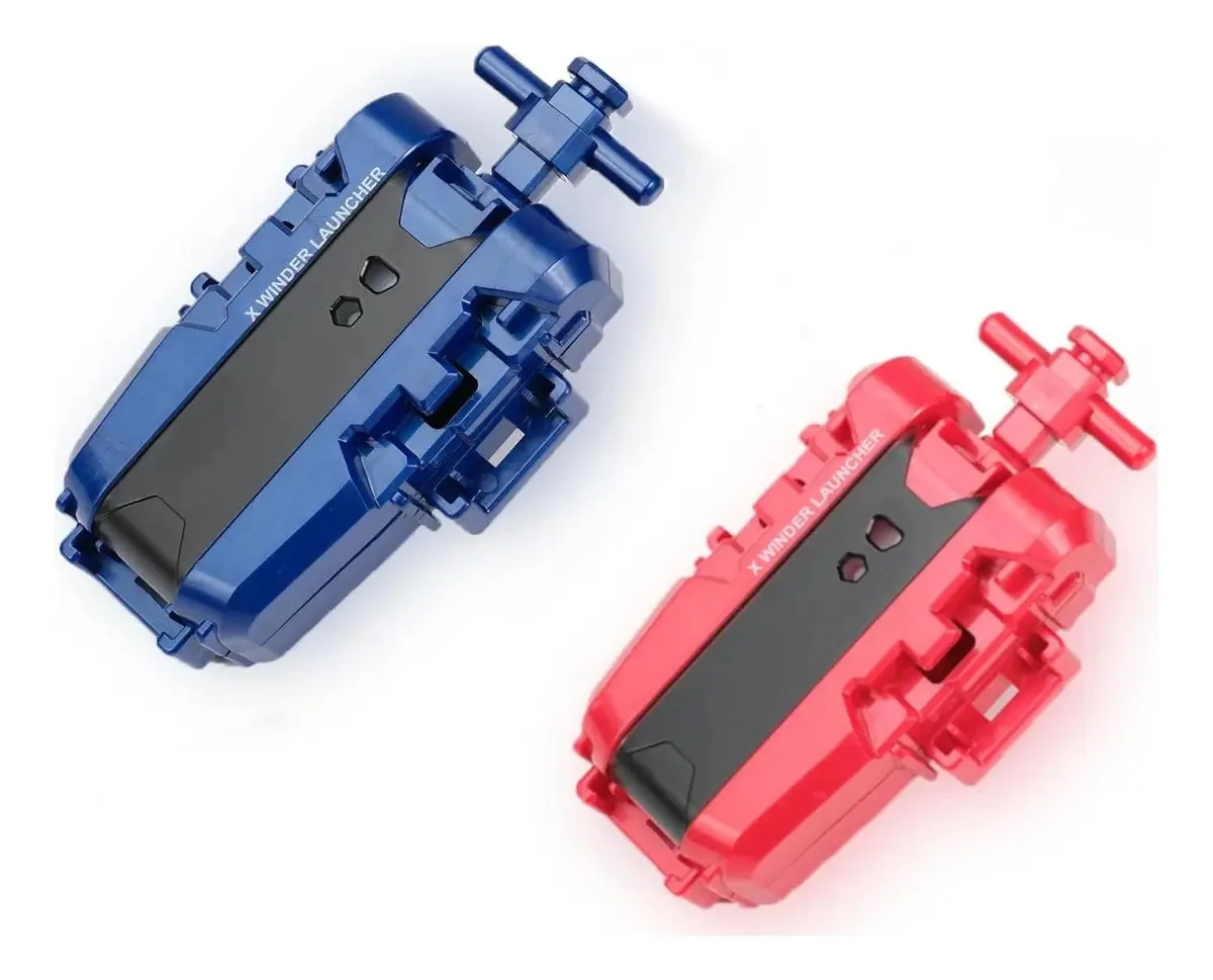 Lançador de cordas Aibreay para Trompos X vermelho e azul