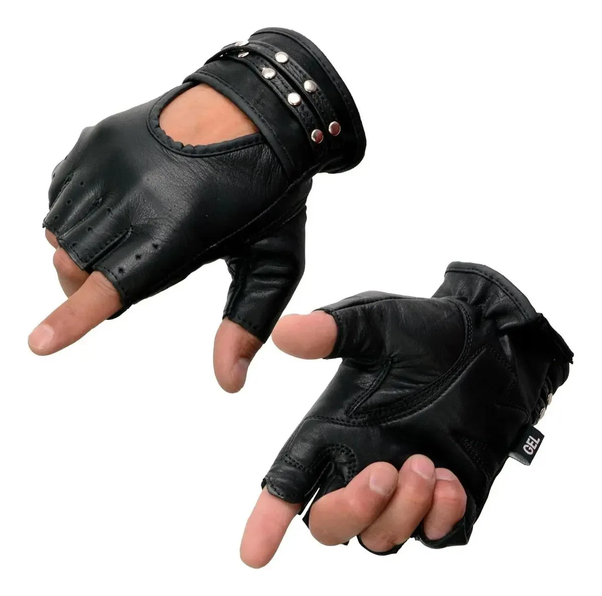 Luvas De Moto Milwaukee Leather Sh461 Femininas Sem Dedos 2x