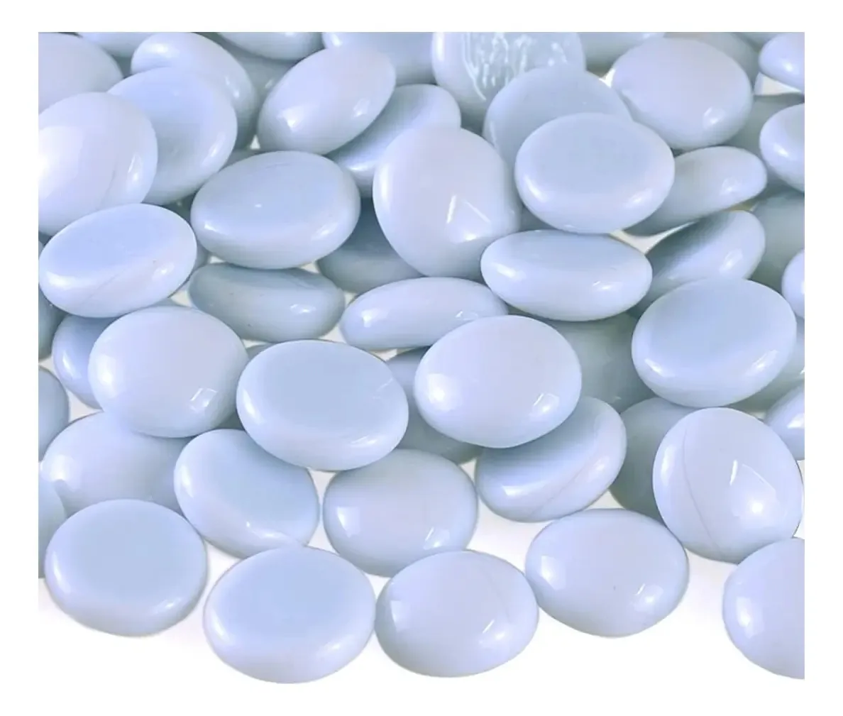 Gemas de vidro plano brancas Kingou Gel Beads x unidade x 204.116 g