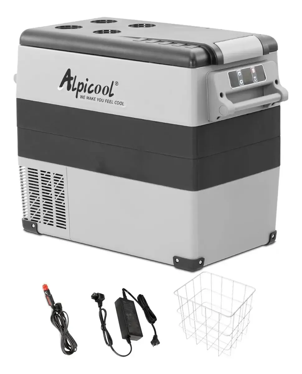 Refrigerador térmico preto Alpicool CF55 49,4L