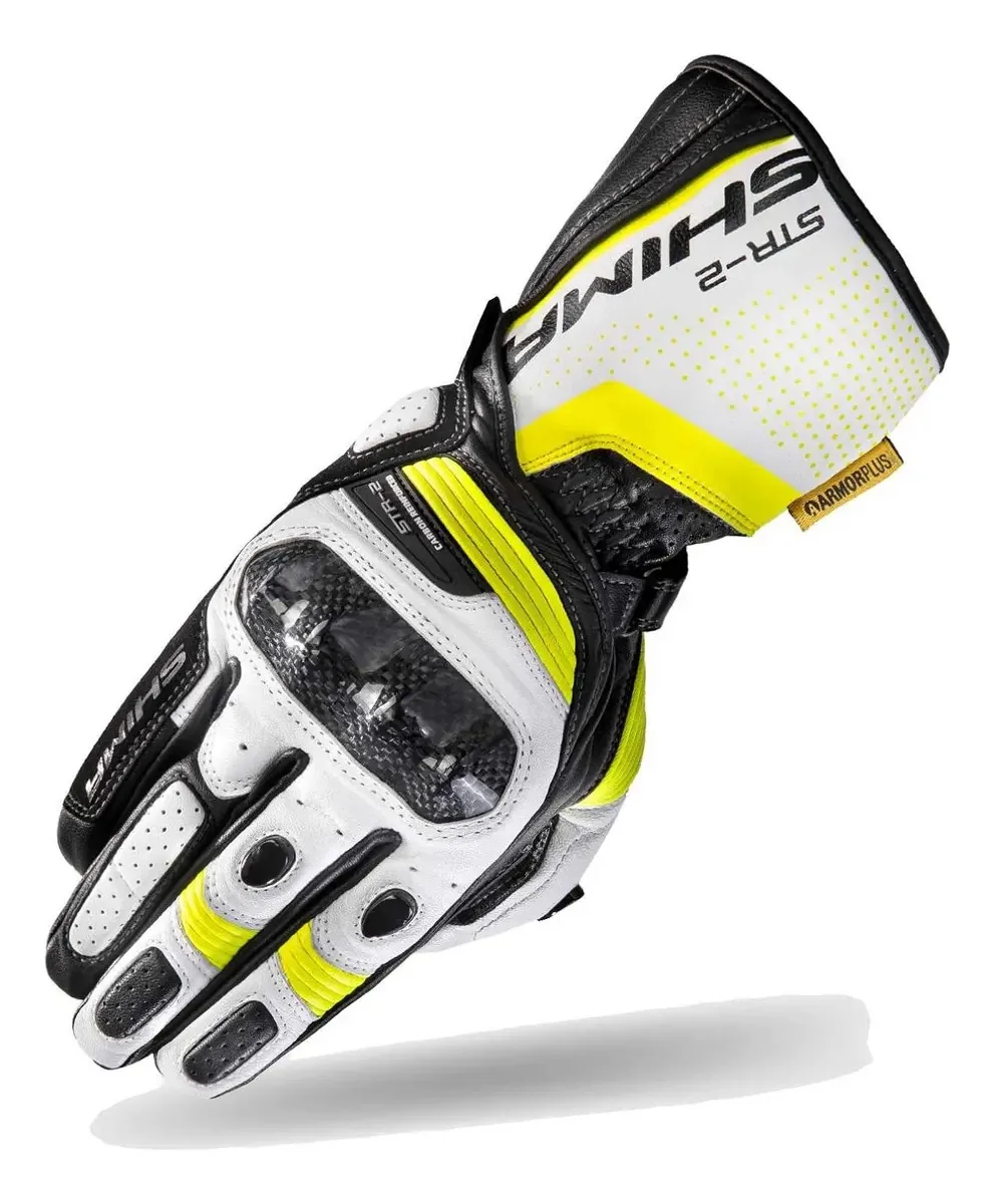 Par de luvas para motociclistas SHIMA Str-2 fluo tamanho GG