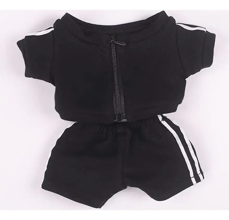 Roupas Esportivas Niannyyhouse Para Boneca 20cm Preto