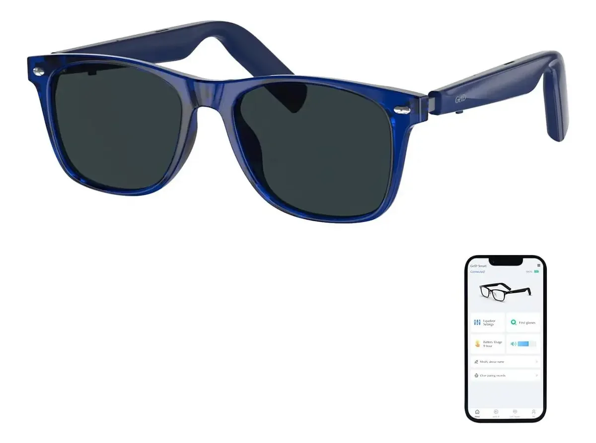 Óculos de sol inteligentes Getd com Bluetooth e tradução