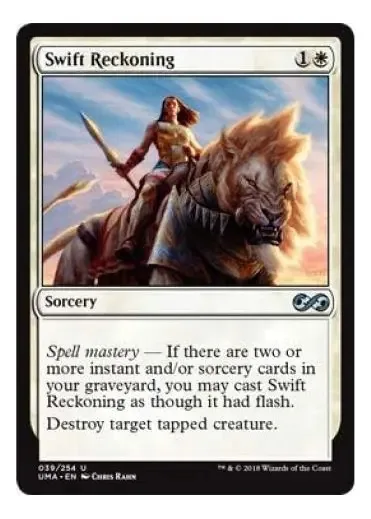 Magic: The Gathering Jogo de cartas colecionáveis Magic The Gathering, Swift Reckoning, carta de 1 baralho