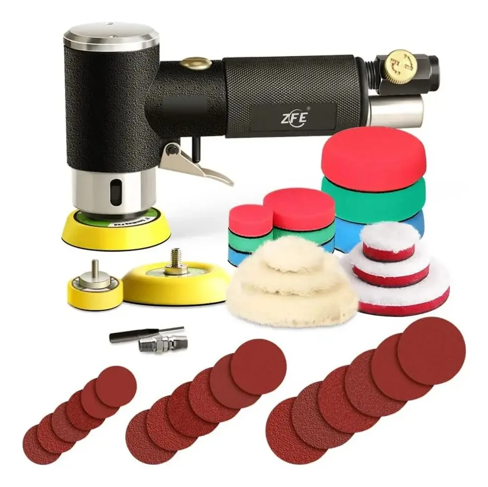 Lixadeira orbital pneumática de alta velocidade Zfe de 1-3 polegadas