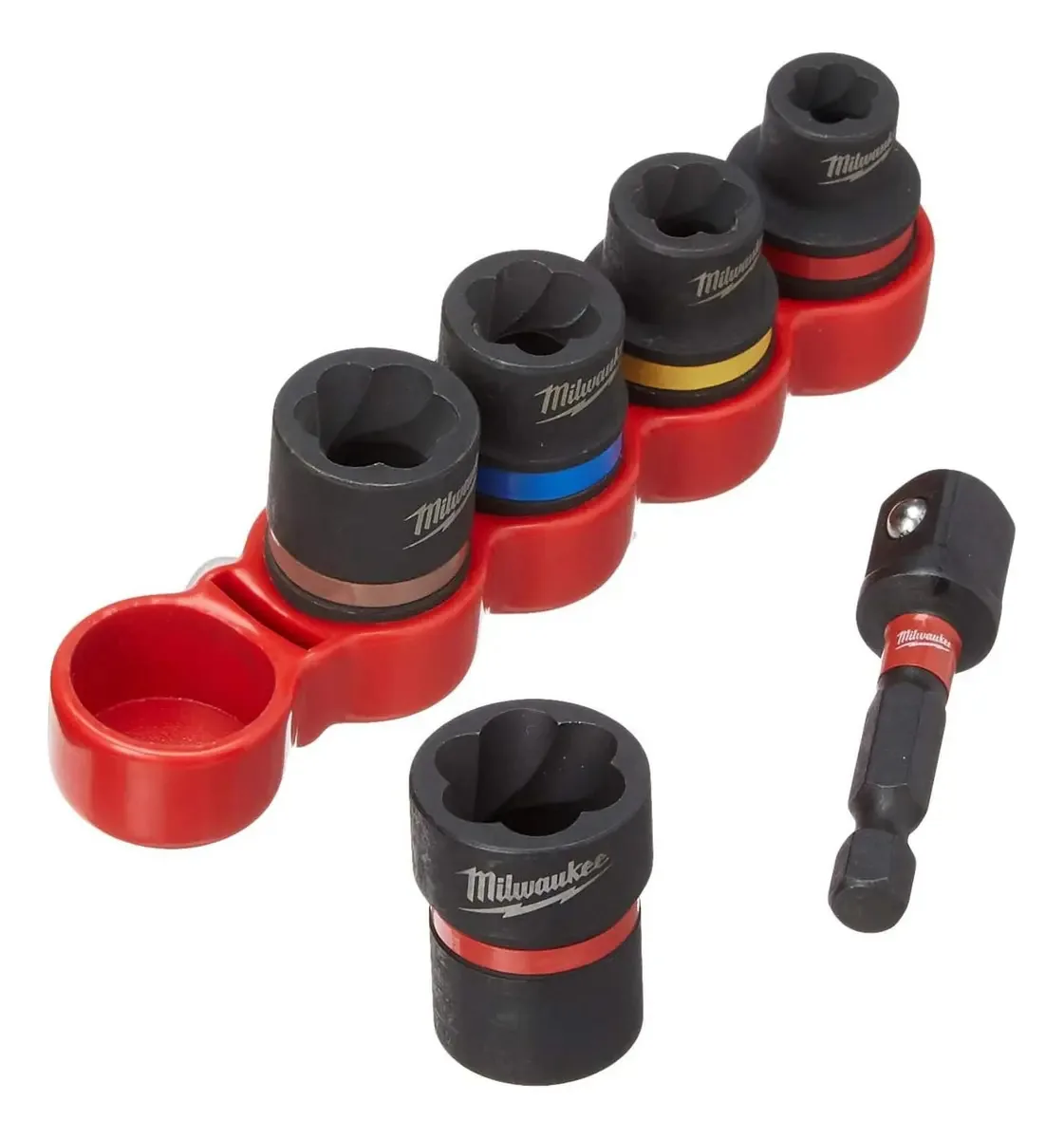 Conjunto de extratores de impacto de aço Milwaukee 48-32-8000