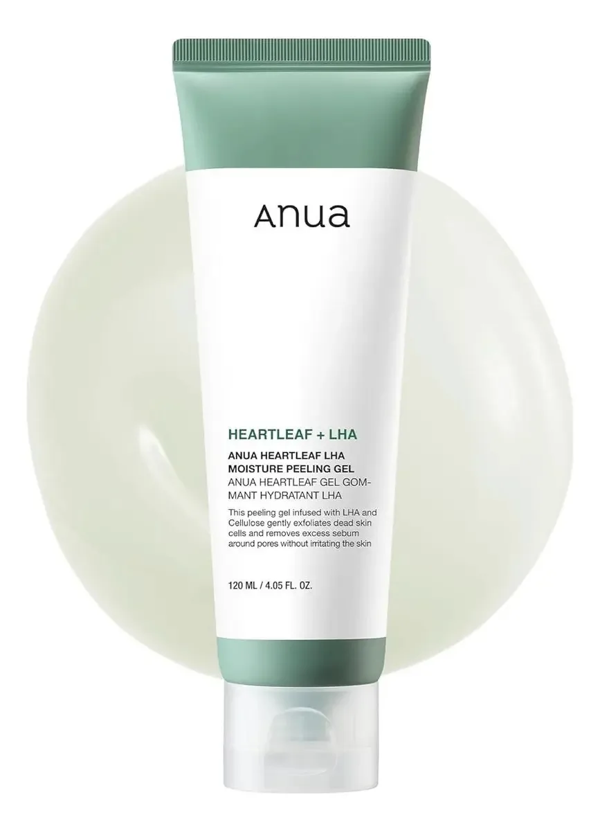 Gel Esfoliante Hidratante Anua Lha 120ml para Cuidado Facial