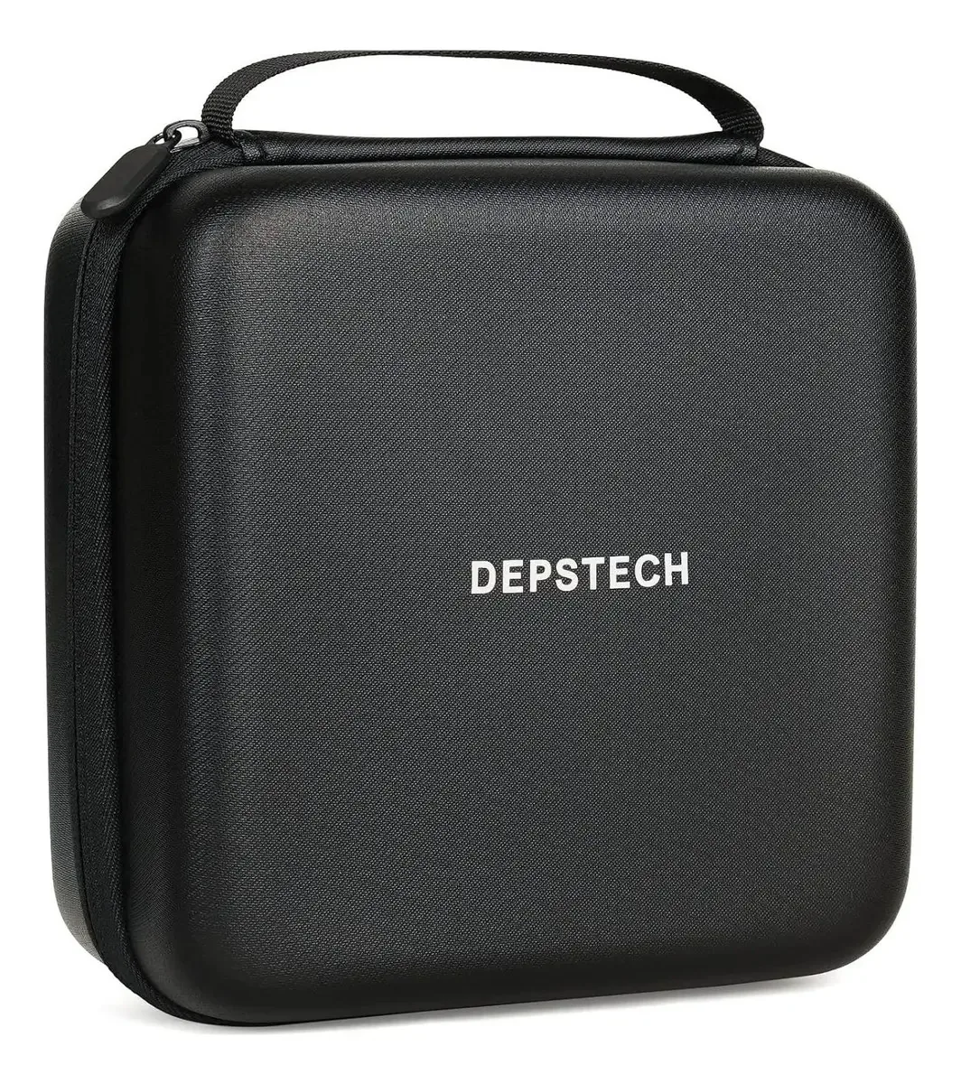 Estojo rígido para endoscópio Depstech 17,3 x 8,7 cm preto