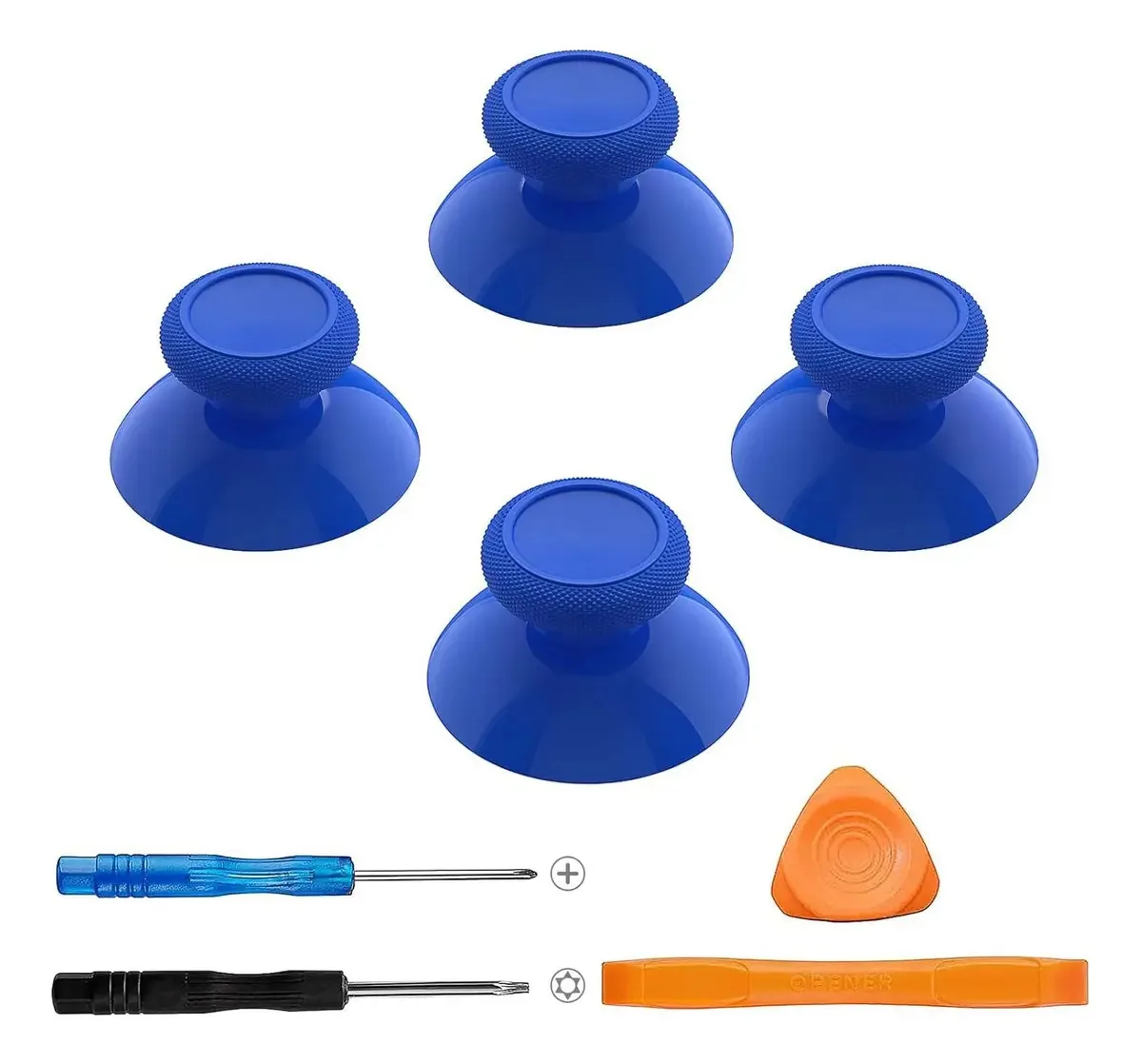 Joysticks Tomsin para Xbox One e Série X/s - 4 peças azuis