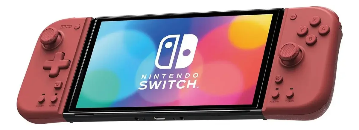 Controlador ergonômico Hori para Nintendo Switch Red