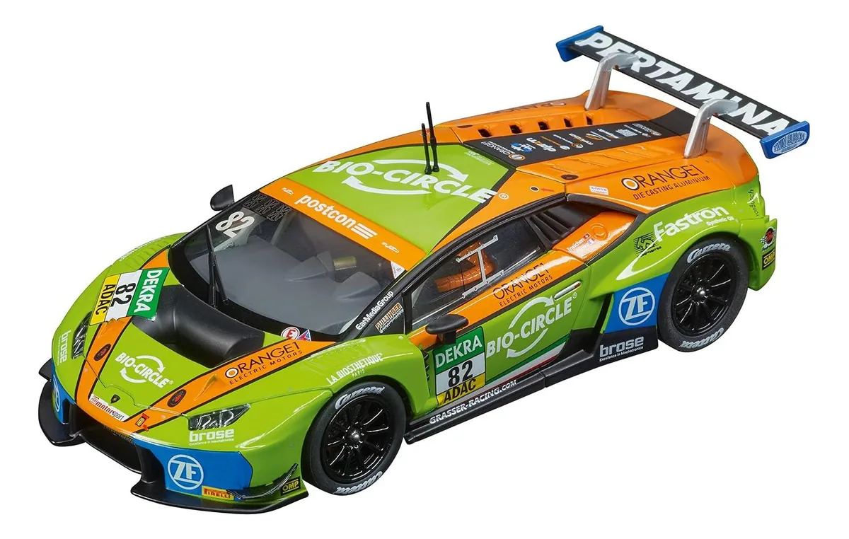 Carro caça-níqueis Lamborghini Huracán Gt3 1:32 No.82 Carrera