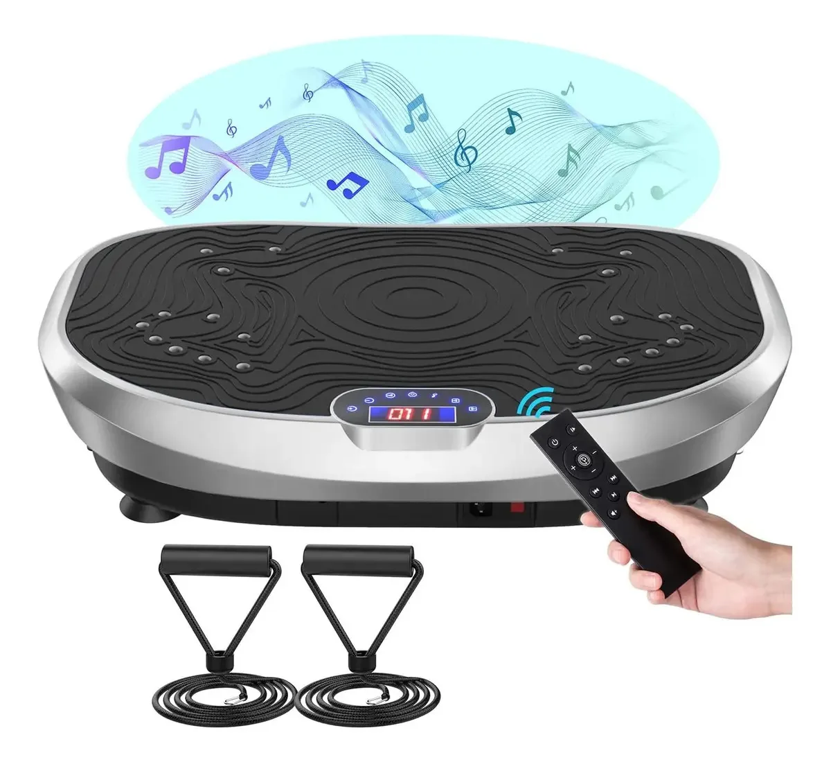 Máquina de vibração Axv Boat Silver para exercícios