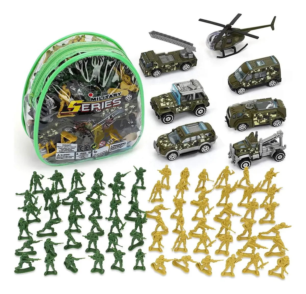 Conjunto Toy Life Toy Soldier com helicóptero