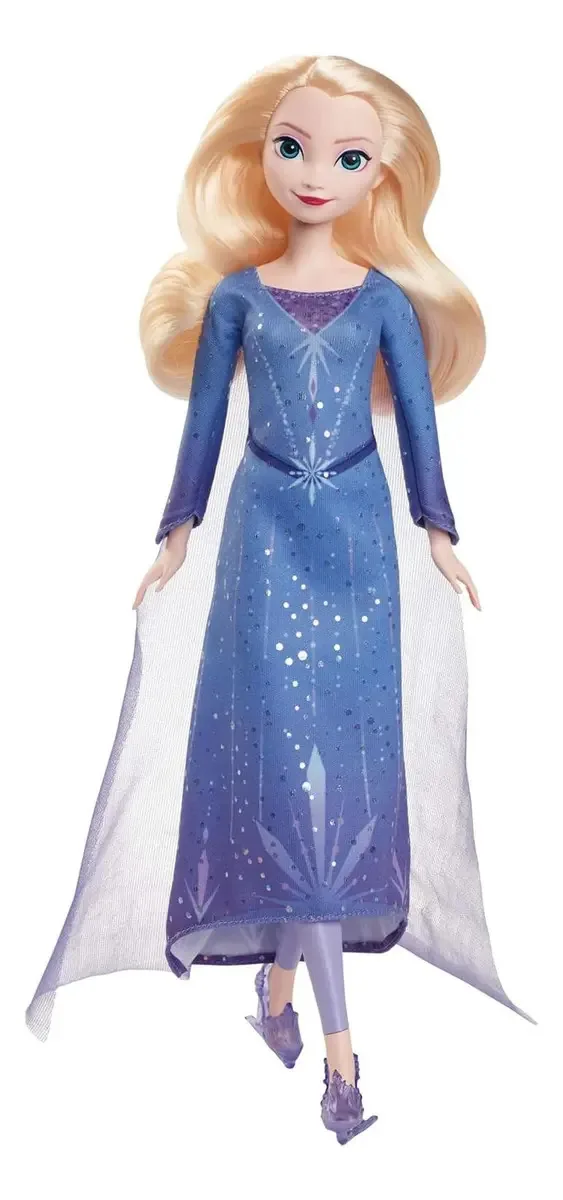 Boneca Mattel Disney Frozen Elsa com patins e