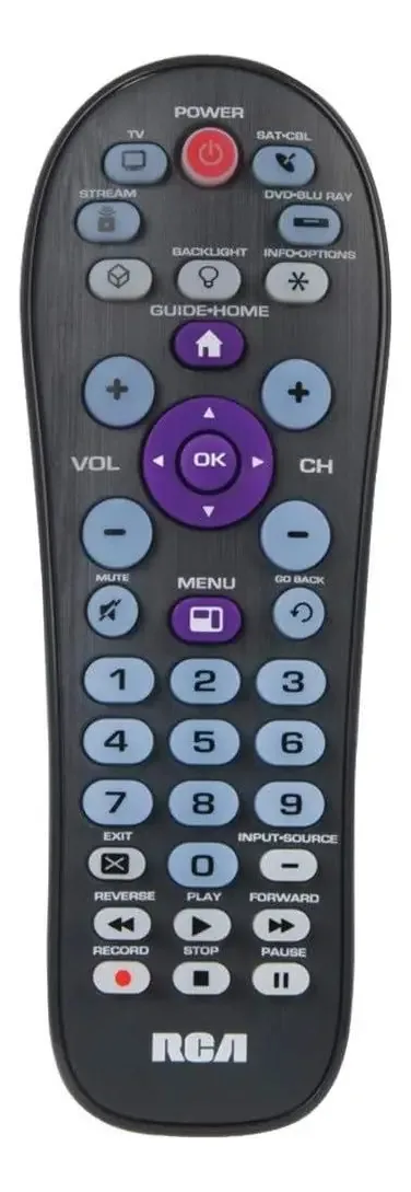 Controle remoto universal Rca 4 dispositivos de streaming