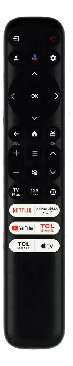 Controle remoto Tcl Rc813 para Smart Tv 4k Uhd com acesso