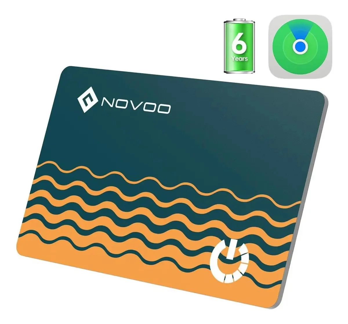 Localizador Bluetooth Novoo NFC2-207c - Cartão de rastreamento