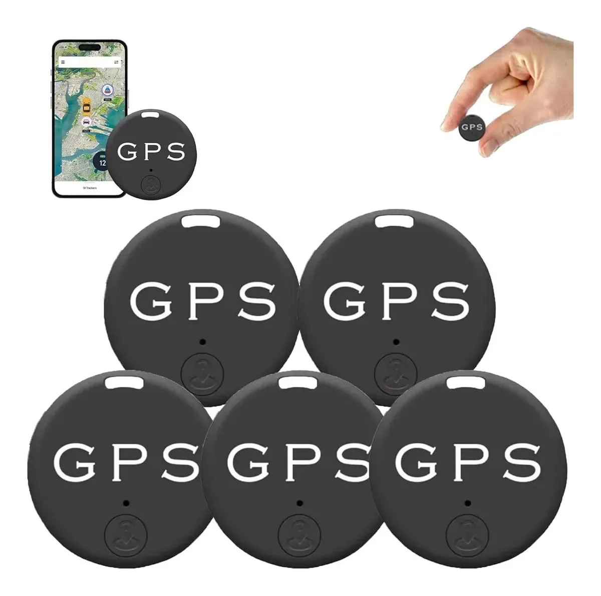 Mini rastreador GPS magnético Promax Easyfind, 5 unidades