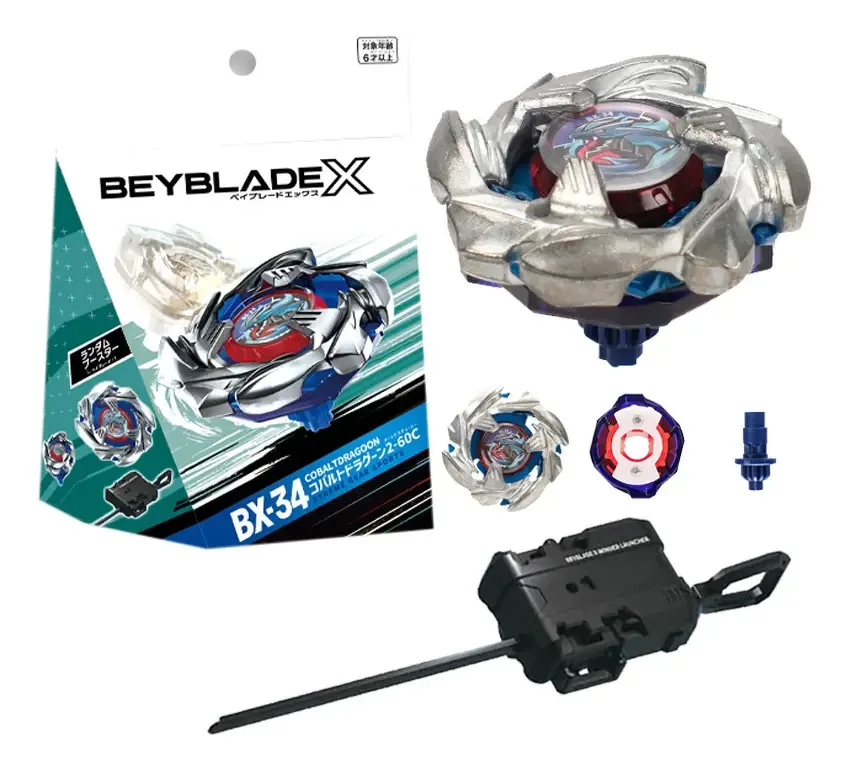 Beyblade Bx-34 Bx-34 Cobalt Dragon Trompo