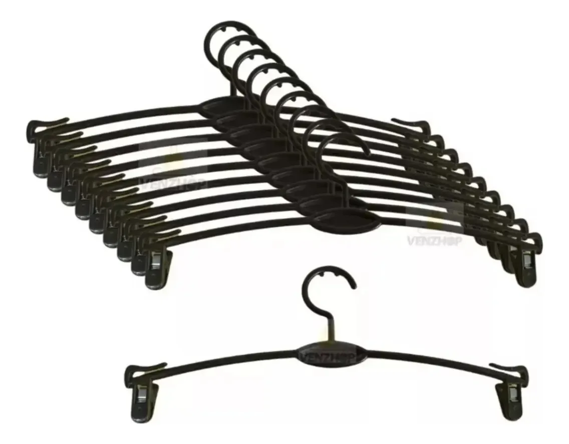 Pacote: 10 cabides, ganchos, lingerie, roupa íntima da marca Stella Nera