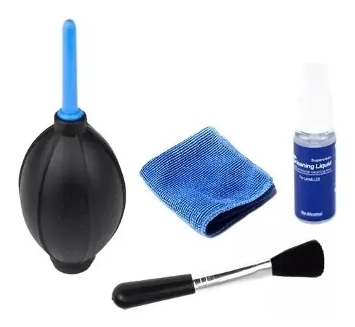 Kit Limpeza 4 Em 1 Câmera Binóculo Smartphone Óculos 4x1