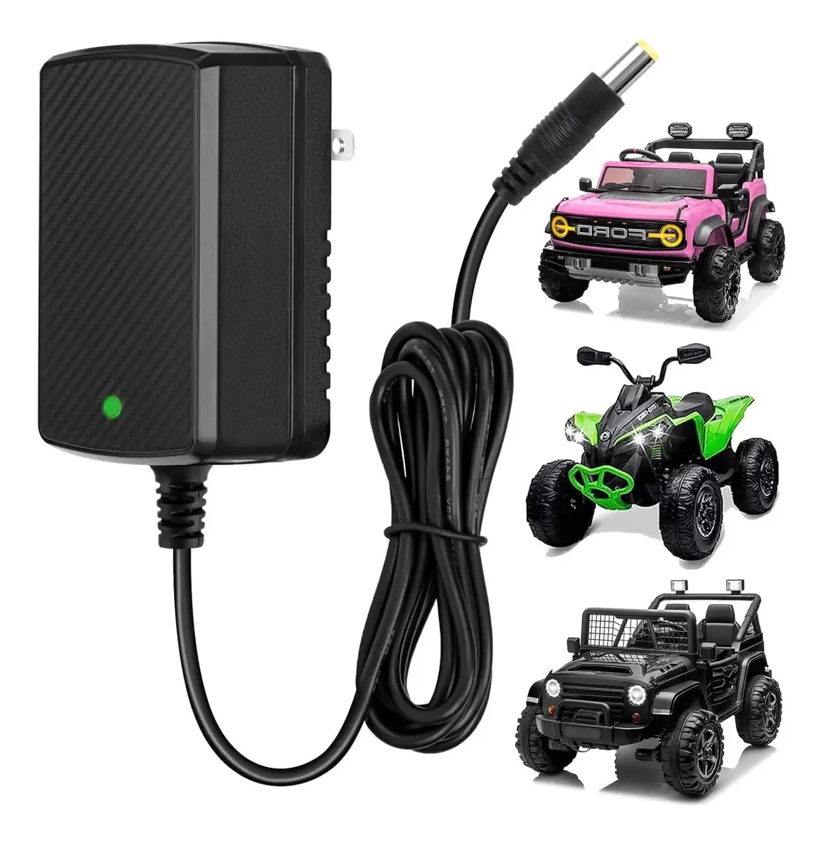 Carregador Kavcent para brinquedos de equitação elétricos