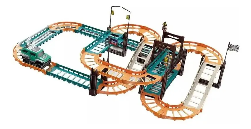 Pista de corrida de dinossauros