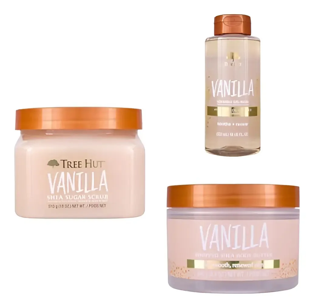 Pacote Cuidados Corporais Tree Hut Baunilha - Esfoliante