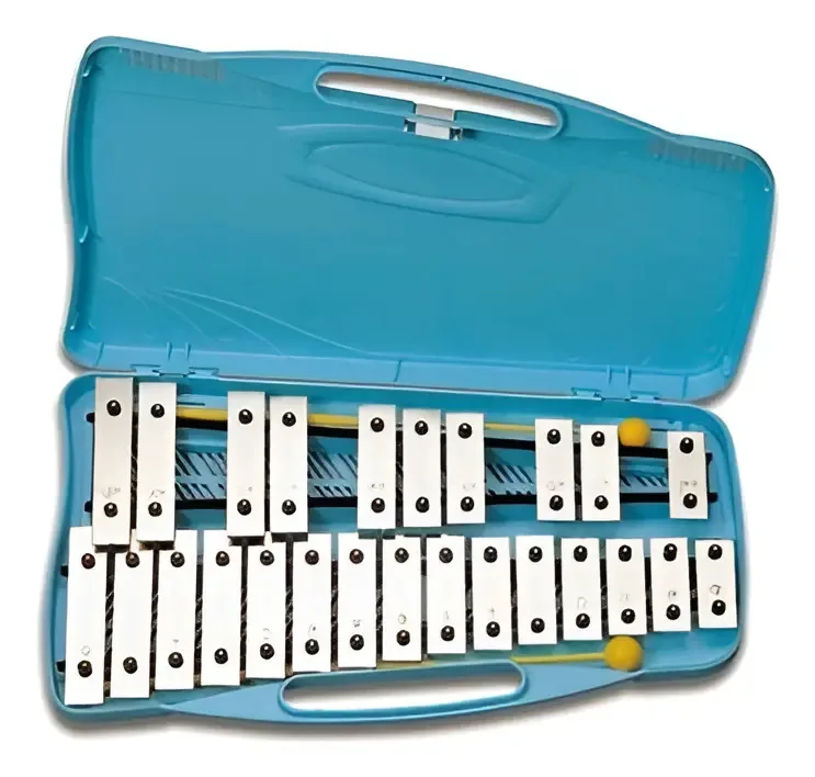 Metalofone multicolorido Baldassare TL25w de 25 notas
