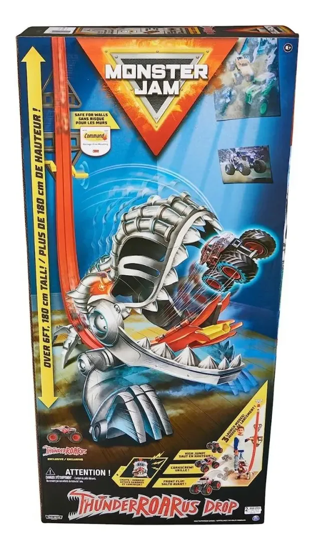 Monster Jam Thunderroarus Drop Color Laranja