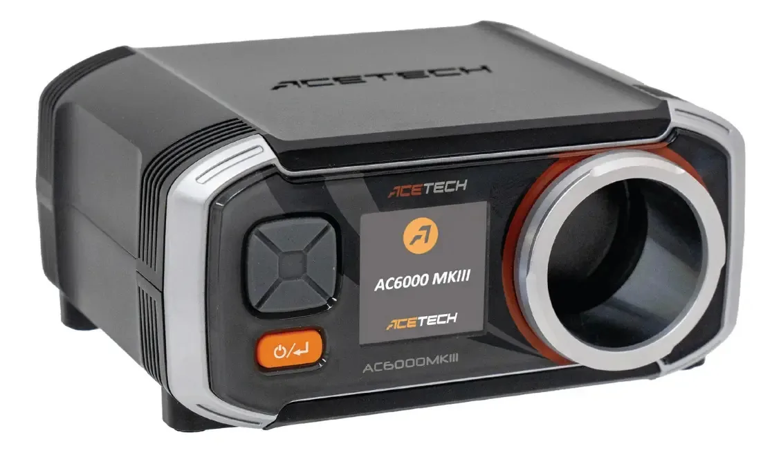 Cronógrafo balístico de cor preta Acetech AC6000mkIII Bluetooth Chrony