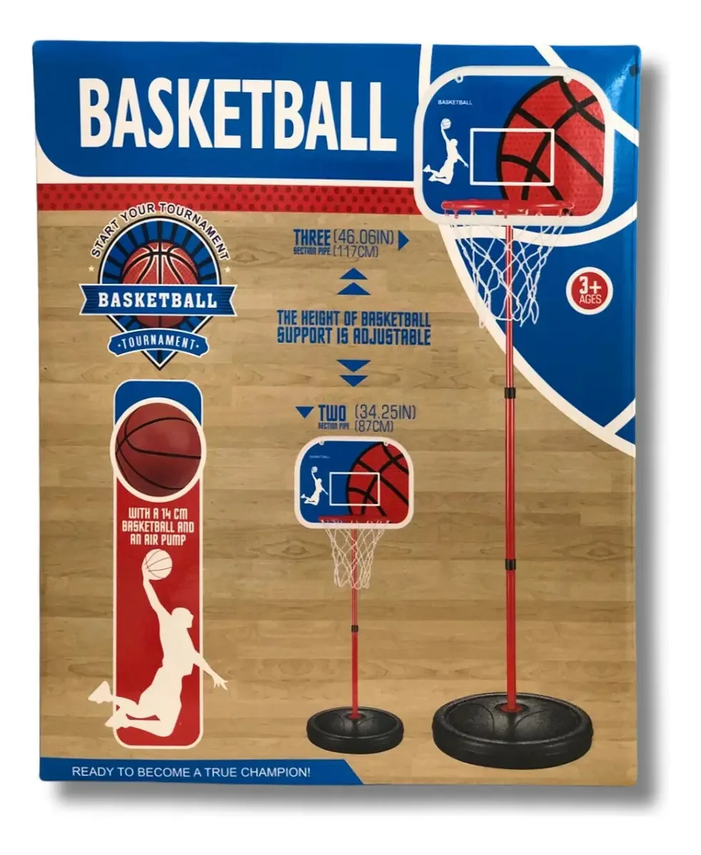 Cesta de basquete expansível para pés com bola 2131103